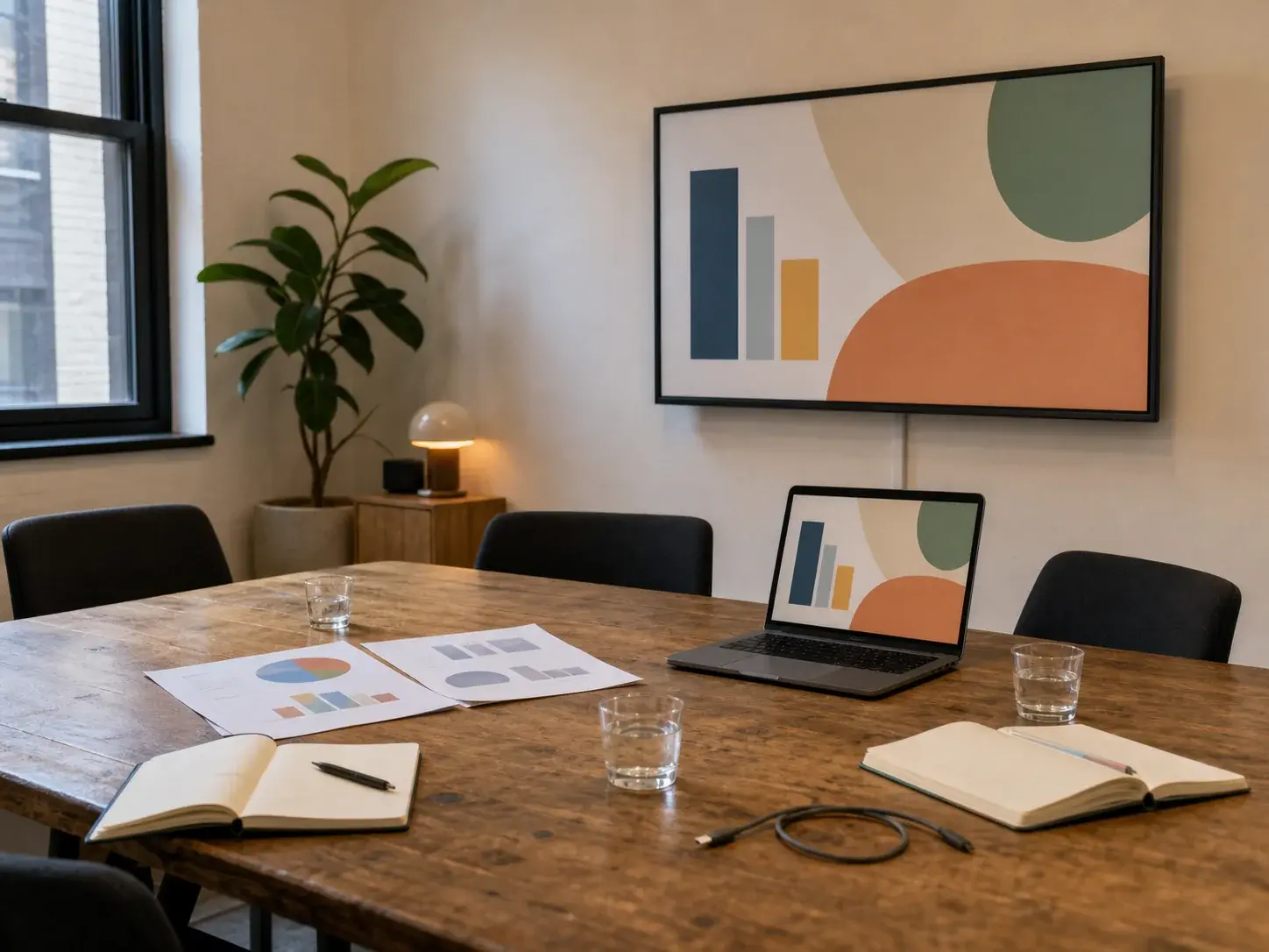 Campaign reports and a performance dashboard set out for review